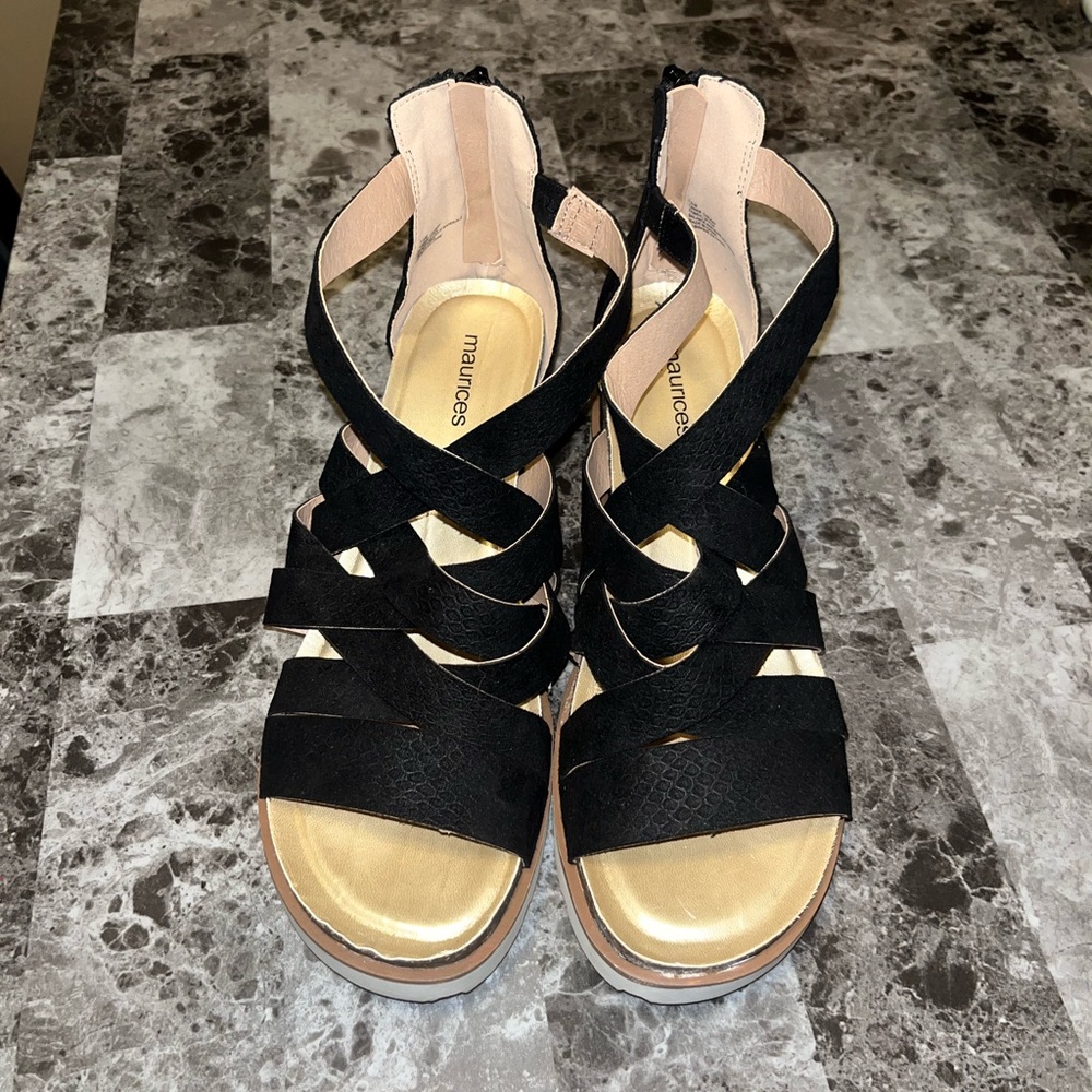 Black Espadrilles Sandals